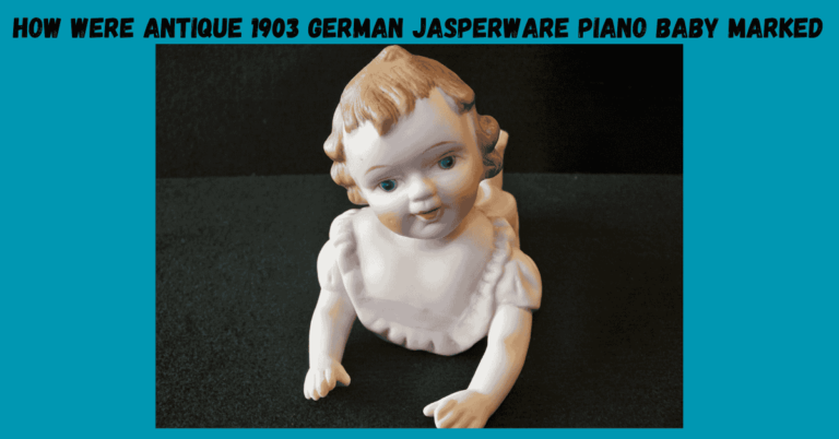 Identifying Authentic 1903 German Jasperware Piano Babies Through Markings