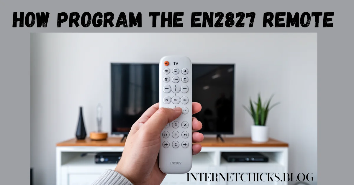 How Program the EN2827 Remote