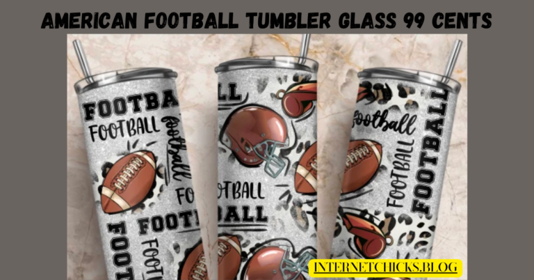 american football tumbler glass 99 cents